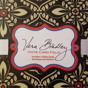 Vera Bradley Note Card Folio set